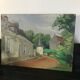 Tableau de girard mond - "le manoir de la bonne aventure" gué sur loir