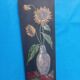 Painting of sunflowers in a vase comes from the 60's / 70's