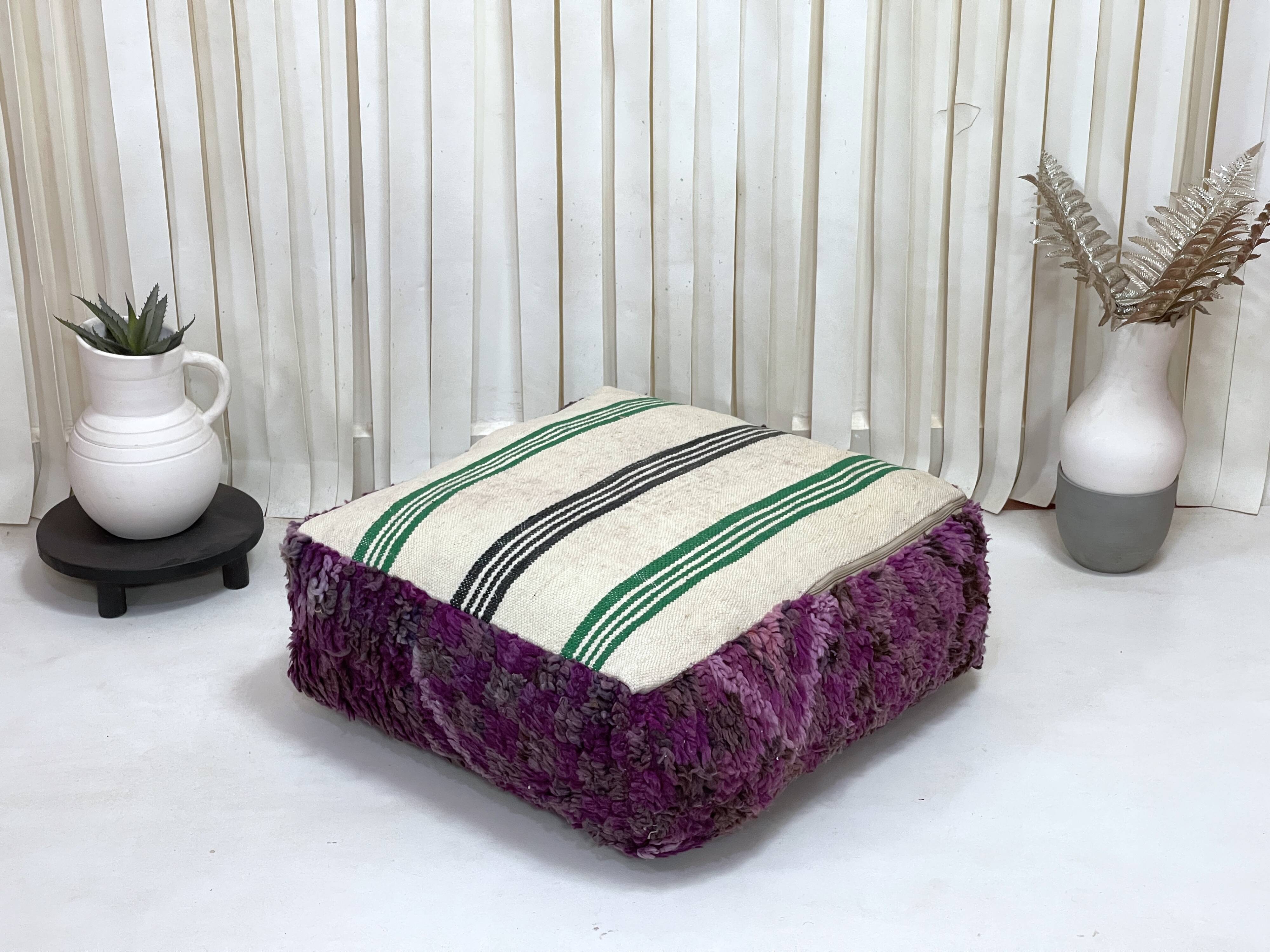 Moroccan Kilim Pouf