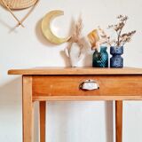 Old wooden drawer table