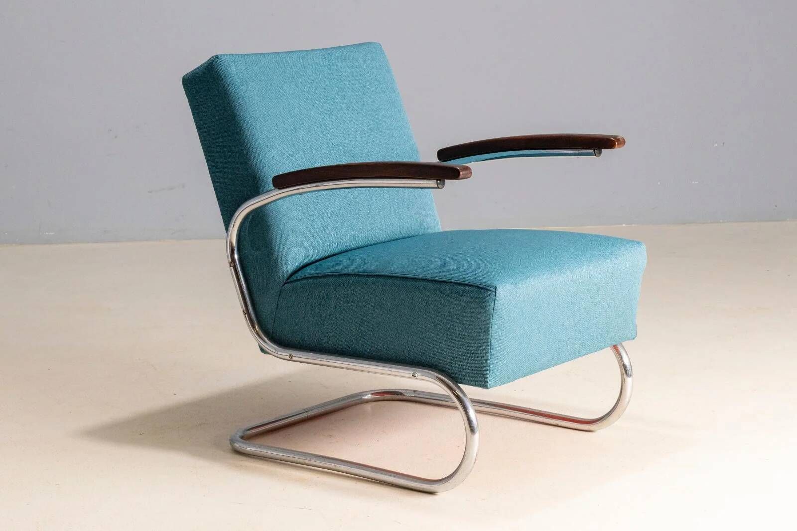 Ensemble de fauteuils, milieu du siècle, modèle S 411, années 1950.