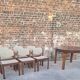 Table et ses 6 chaises vintage en orme, meubles design scandinave