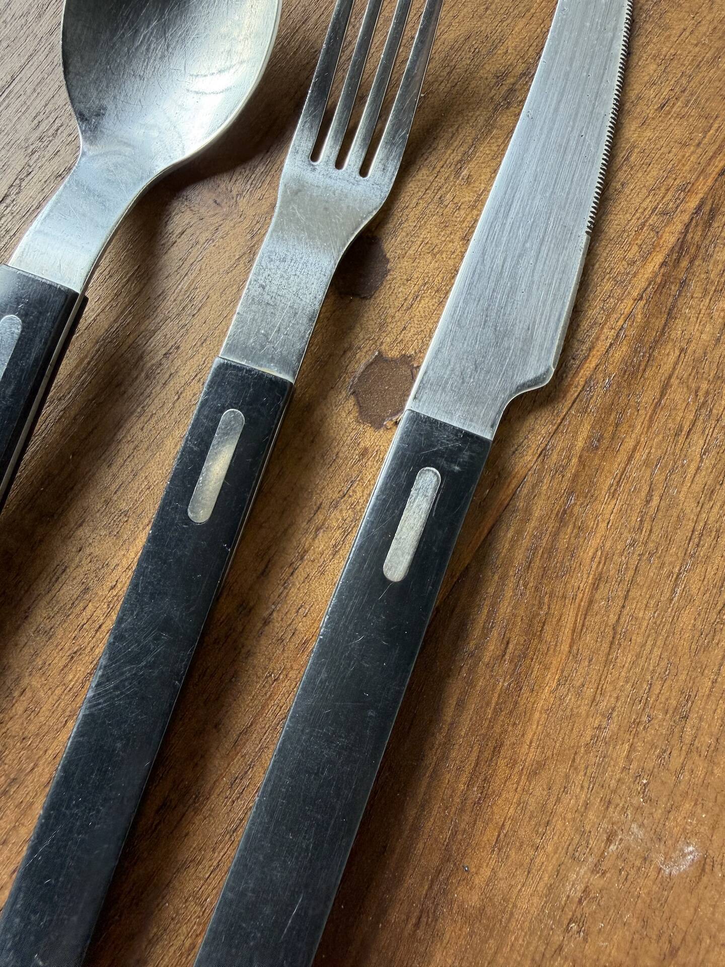 Lot of vintage Ikea cutlery by Olle Gyllang.