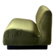 Olive green velvet armchair Slipper Chair Herman Miller USA 1970
