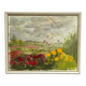 Original Swedish Oil On Panel – “Wild Flowers In Meadow”