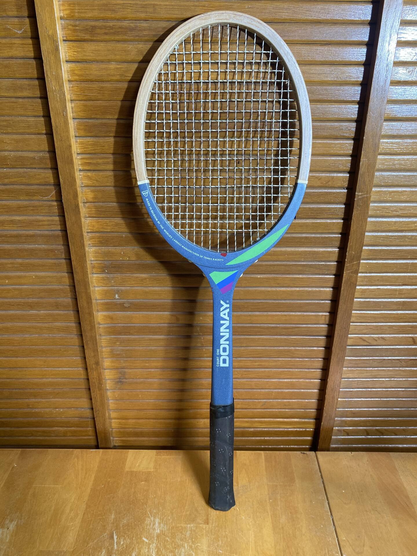 Vintage donnay court one wooden tennis racket