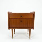 Scandinavian bedside tables by MDK design from the 1960s.