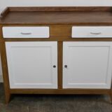 Parisian buffet wood kitchen