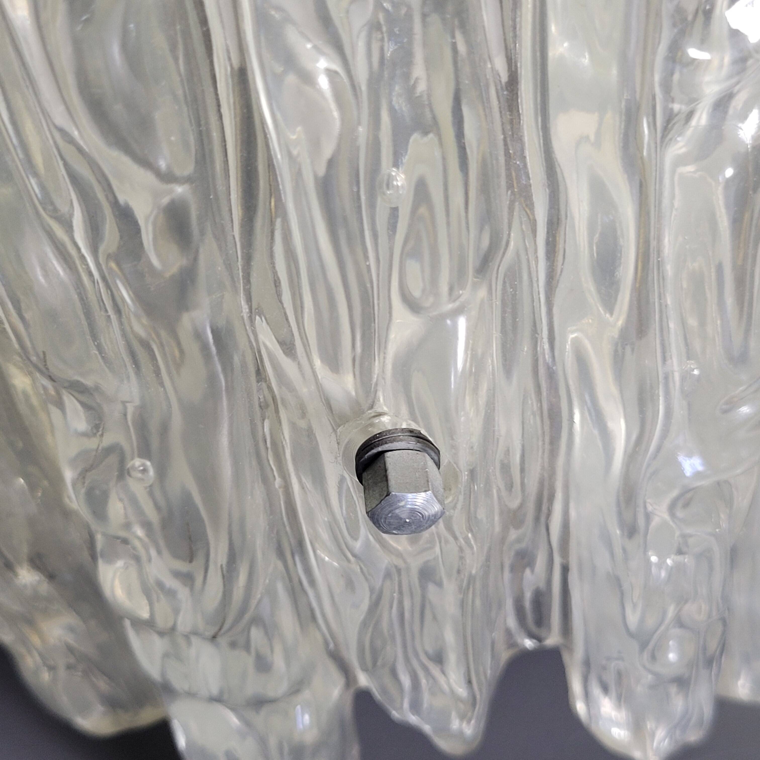 Ice Frost by JT Kalmar vintage lighting 70's