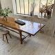 Table repas style drapière noyer 2m5/3m5 1900