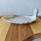 Vintage foie gras dish - duck - white ceramic
