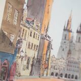 Photo Prague, Old Town Square, gold leaf. 1970-1980