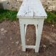 Table d'appoint, console en bois blanc patiné