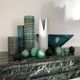 Trio of vintage ceramic vases by Antonio Lampecco