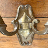 Pair of old bronze sconces