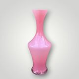 Antique pink opaline vase made in Italy - 1960s