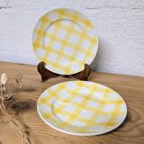 Moulin des Loups & Hamage plate - tablecloth model