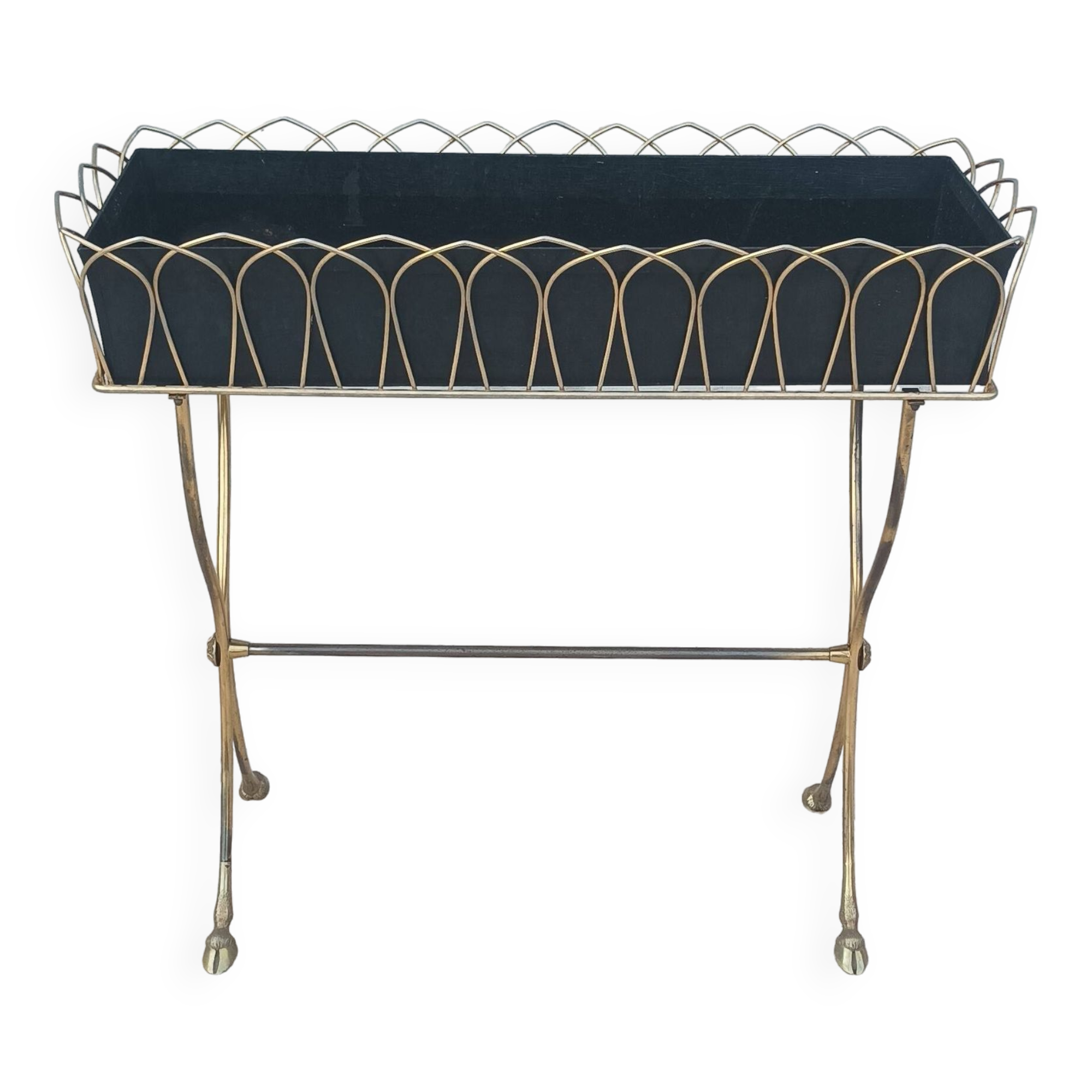 Brass planter in the style of Maison Jansen 1960