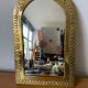 Miroir laiton Selency x Monoprix Croisé Laroche