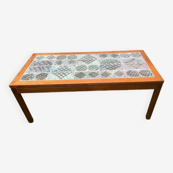 DANISH COFFEE TABLE by Tue POULSEN and Eric WORTZ 60/70's