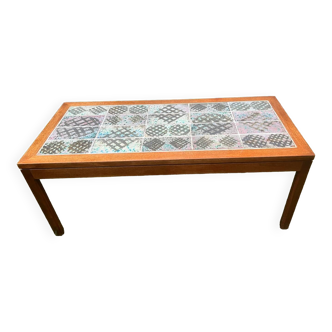 DANISH COFFEE TABLE by Tue POULSEN and Eric WORTZ 60/70's