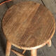 Wooden alpine-style stool