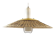 Louis Kalff large iconic fifties vintage pendant from Philips