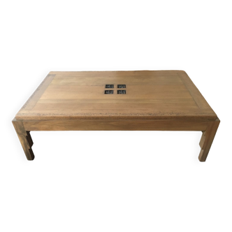 Roche Bobois walnut stained coffee table