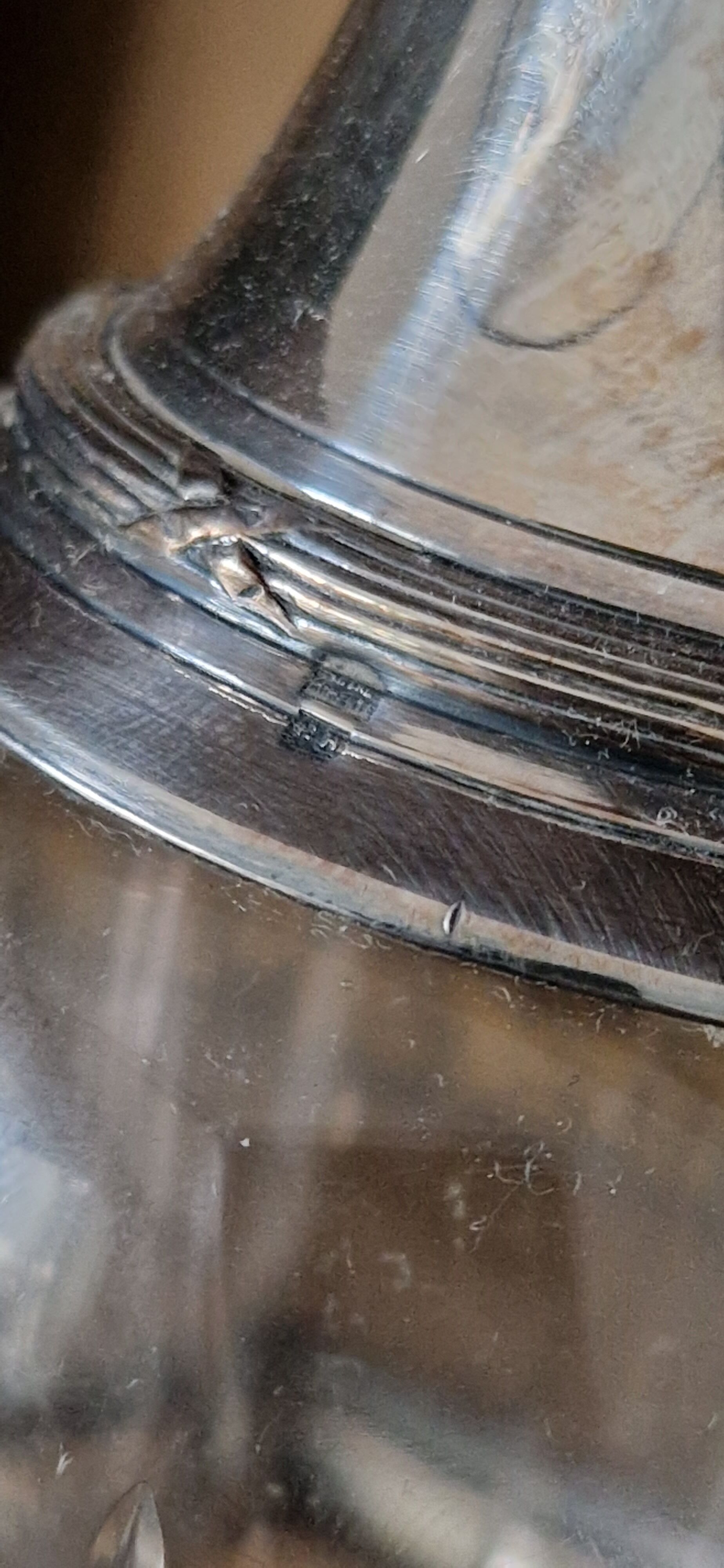 Silver and crystal liquor service