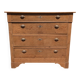 Oak chest of drawers