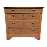 Oak chest of drawers