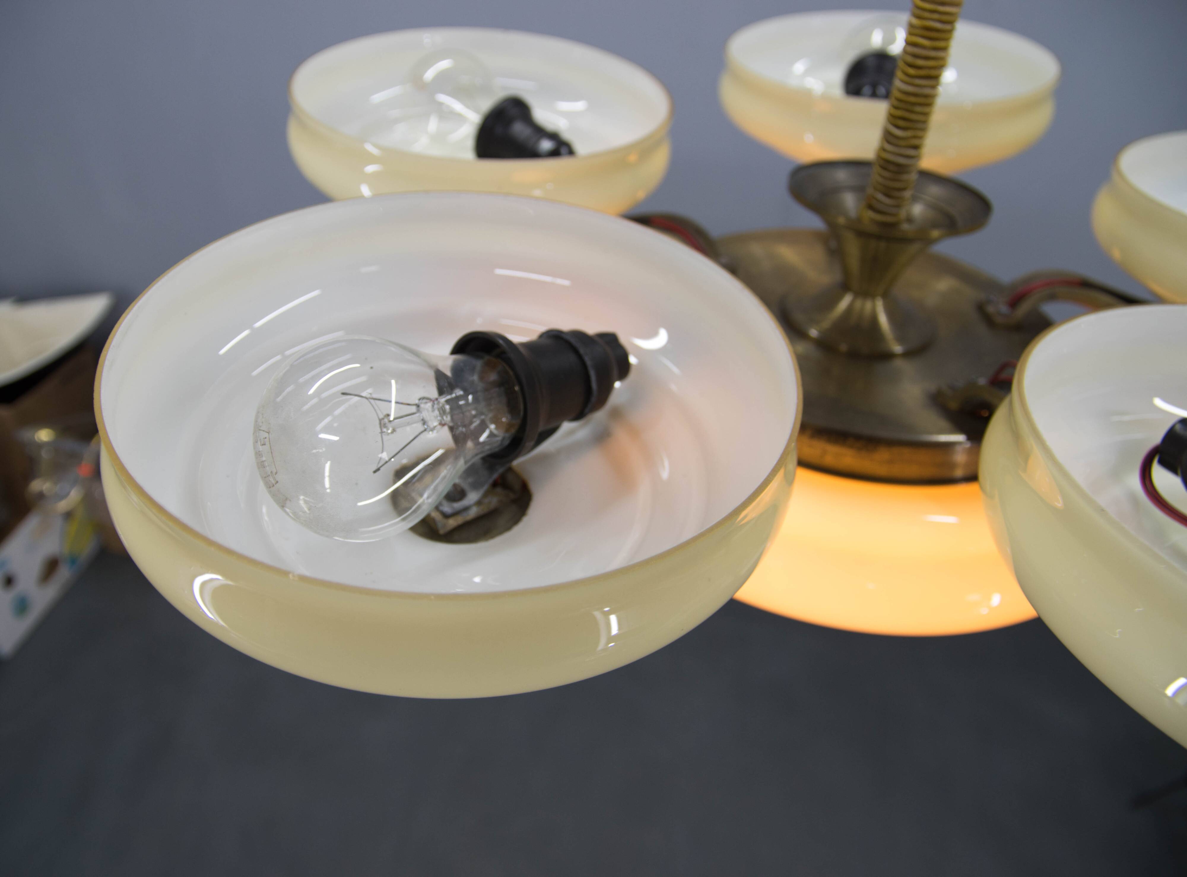 Art Nouveau Chandeiler, 1920s