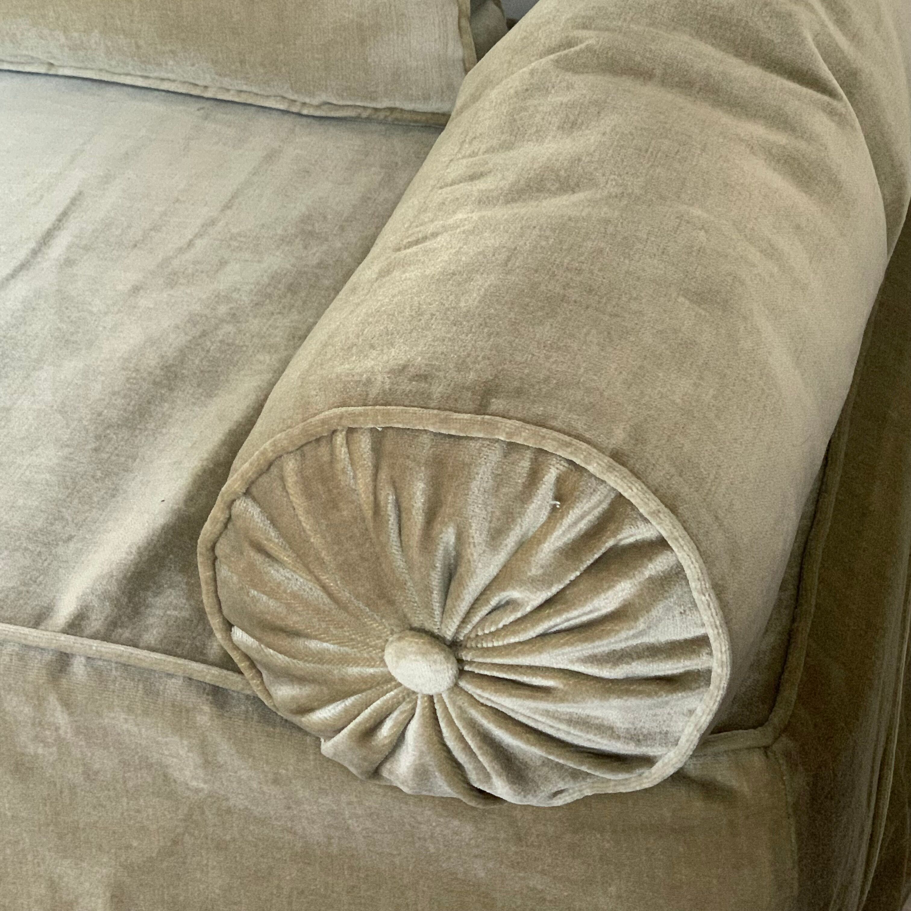 Sofa sofa bed daybed vintage lichen green