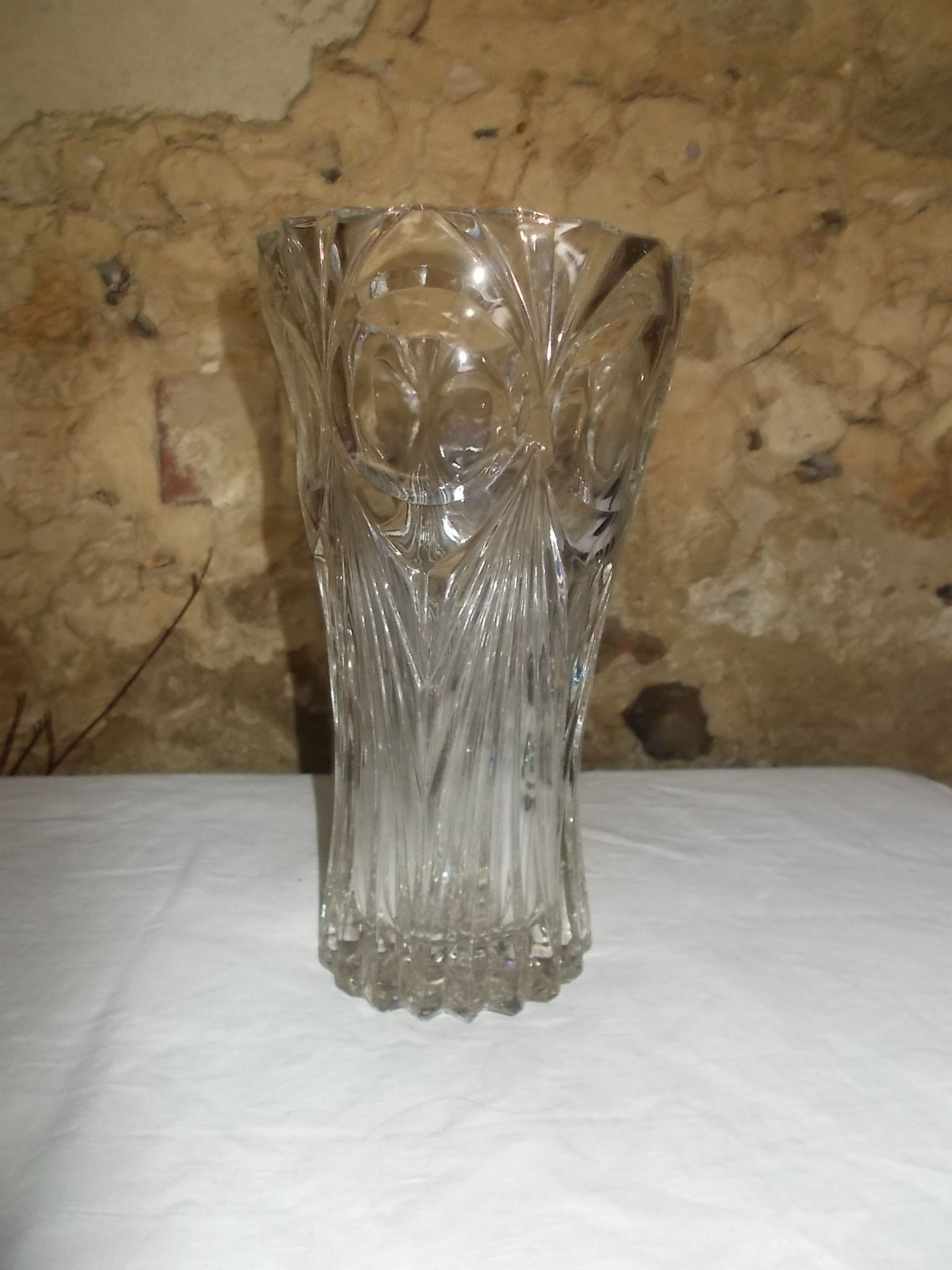 Vase en cristal