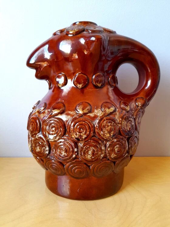 Zoomorphic Pitcher Sheep in Ceramic, 1950