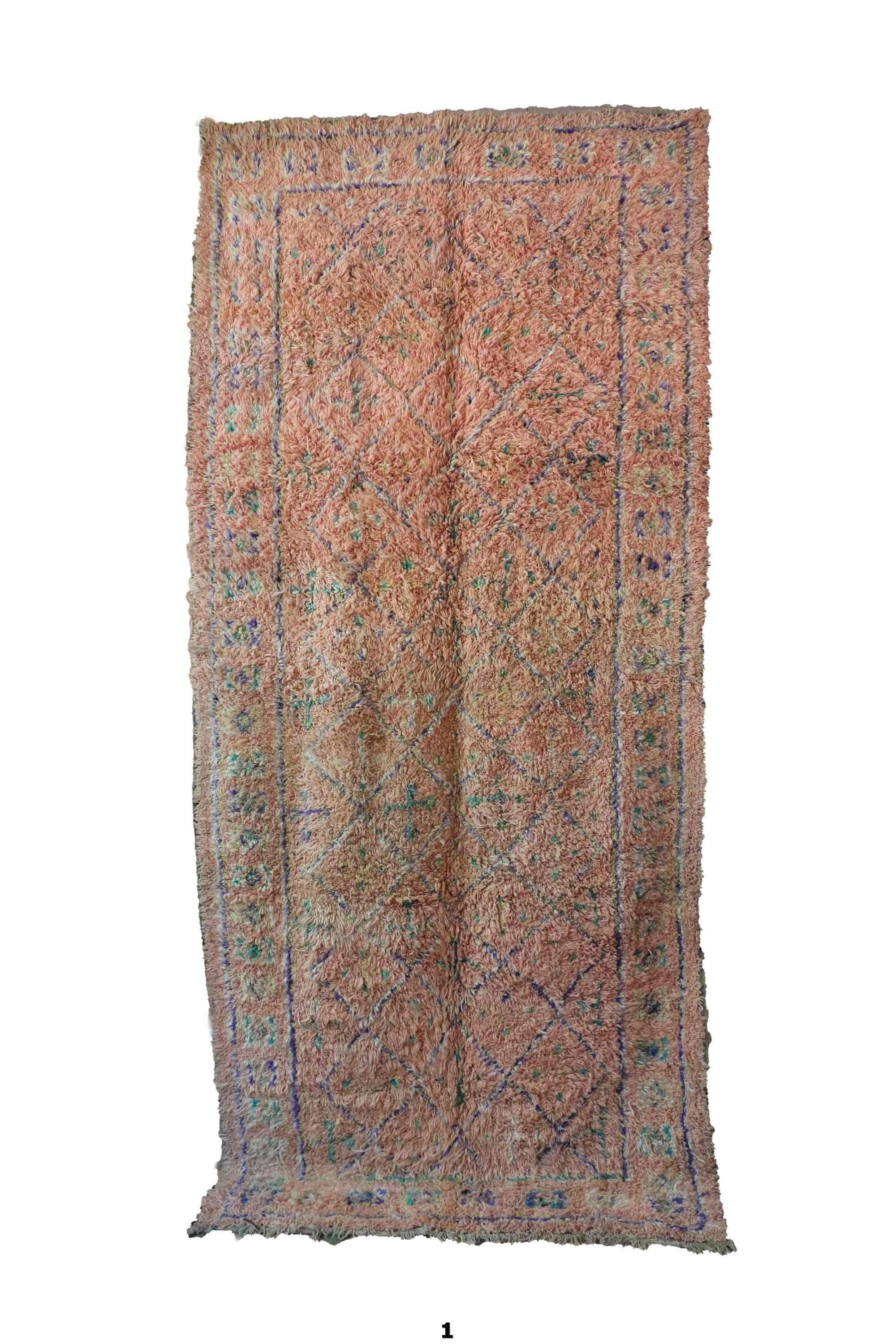 Moroccan vintage carpet - 156 x 360 cm