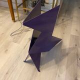LAMPE ORIGAMI COCOTTE LEONIE BLEUE/MAUVE