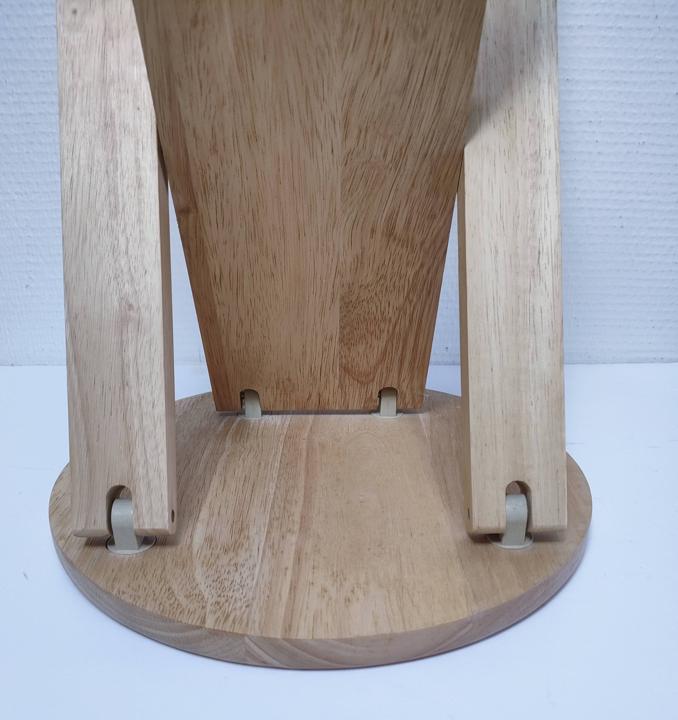 "Suzy" stool by Adrian Reed solid beech 80s