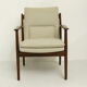 Fauteuil d'Arne Vodder en palissandre Danemark années 1960