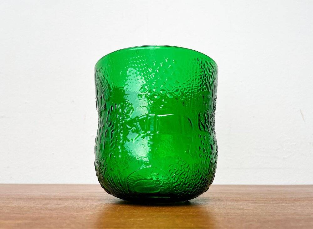 Mid-century Fauna decorative glass vase by Oiva Toikka for Arabia, Finland, 1960s