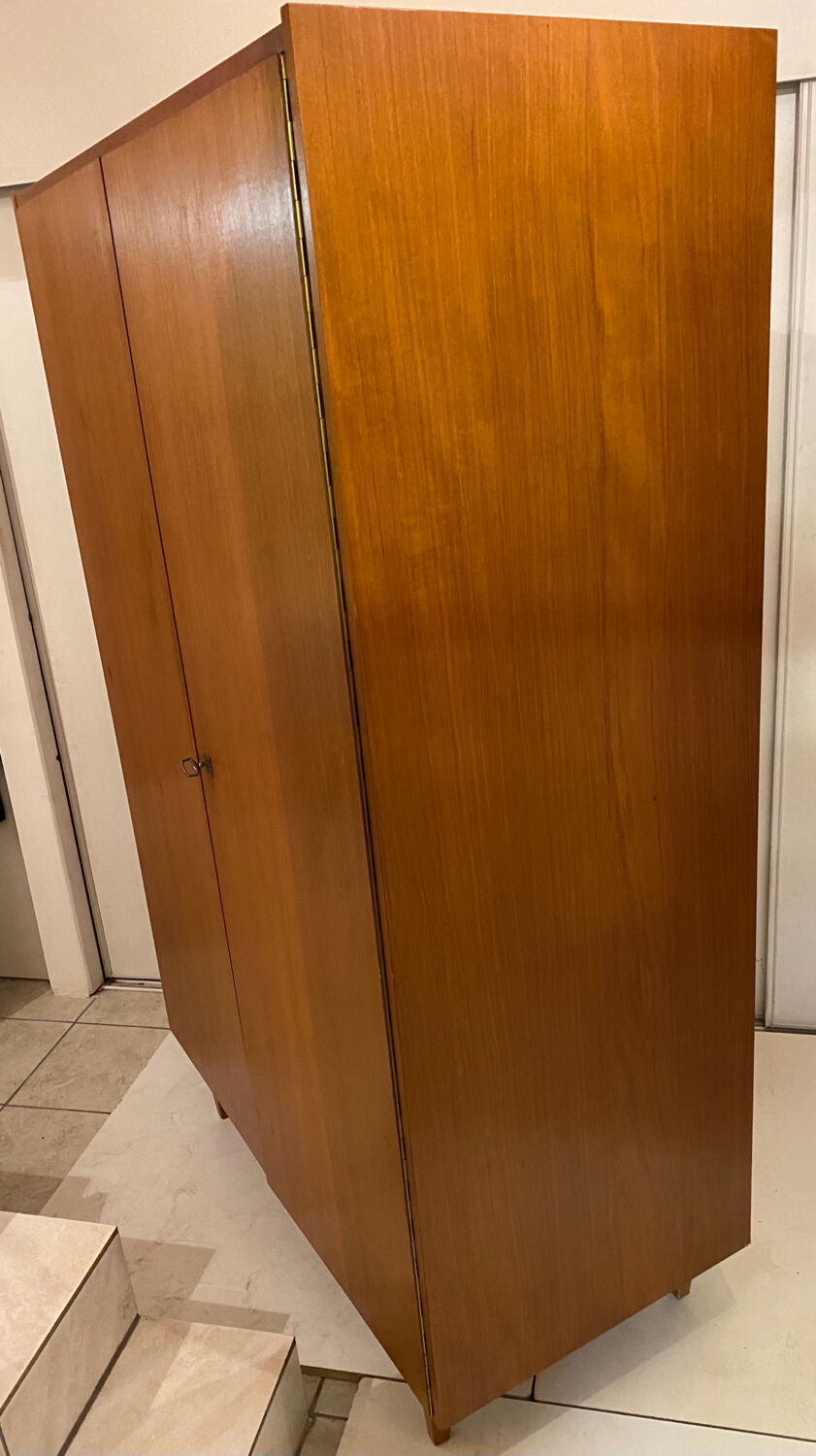 Vintage wardrobe compass feet