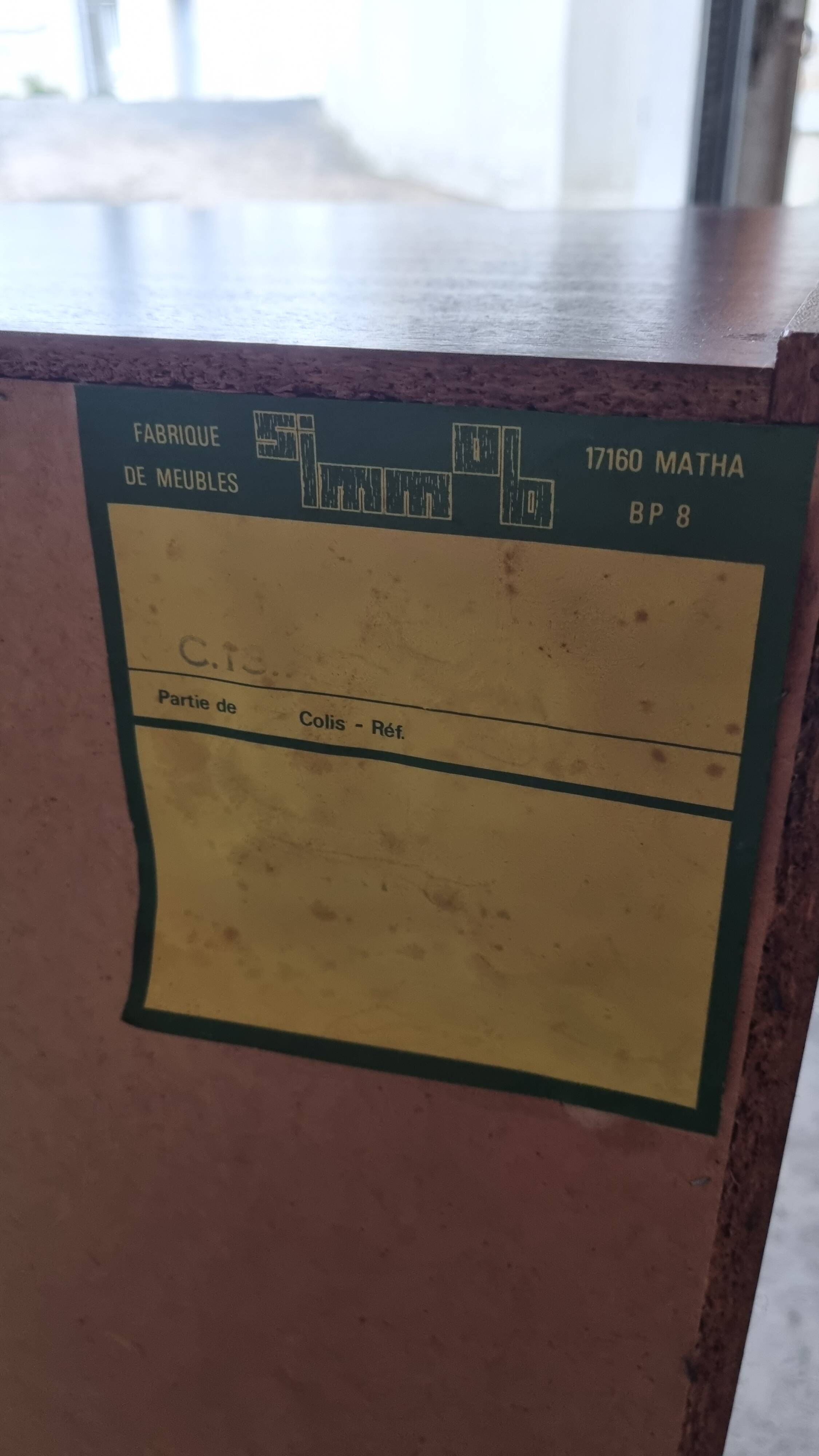 Vintage chest of drawers