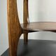 Dutch art deco Amsterdam school oak side table, 1930s