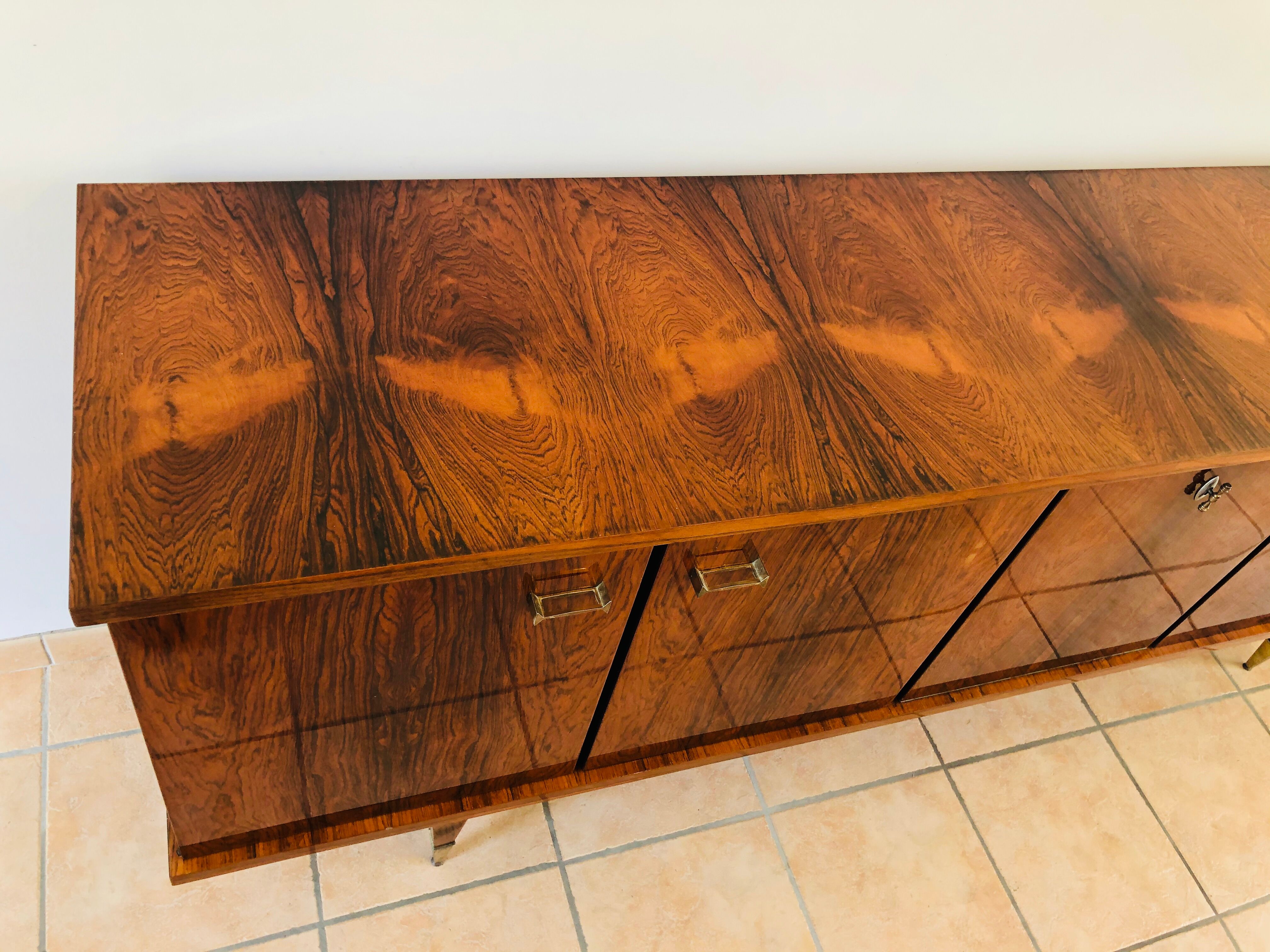 Vintage rio rosewood sideboard by Malora 1960