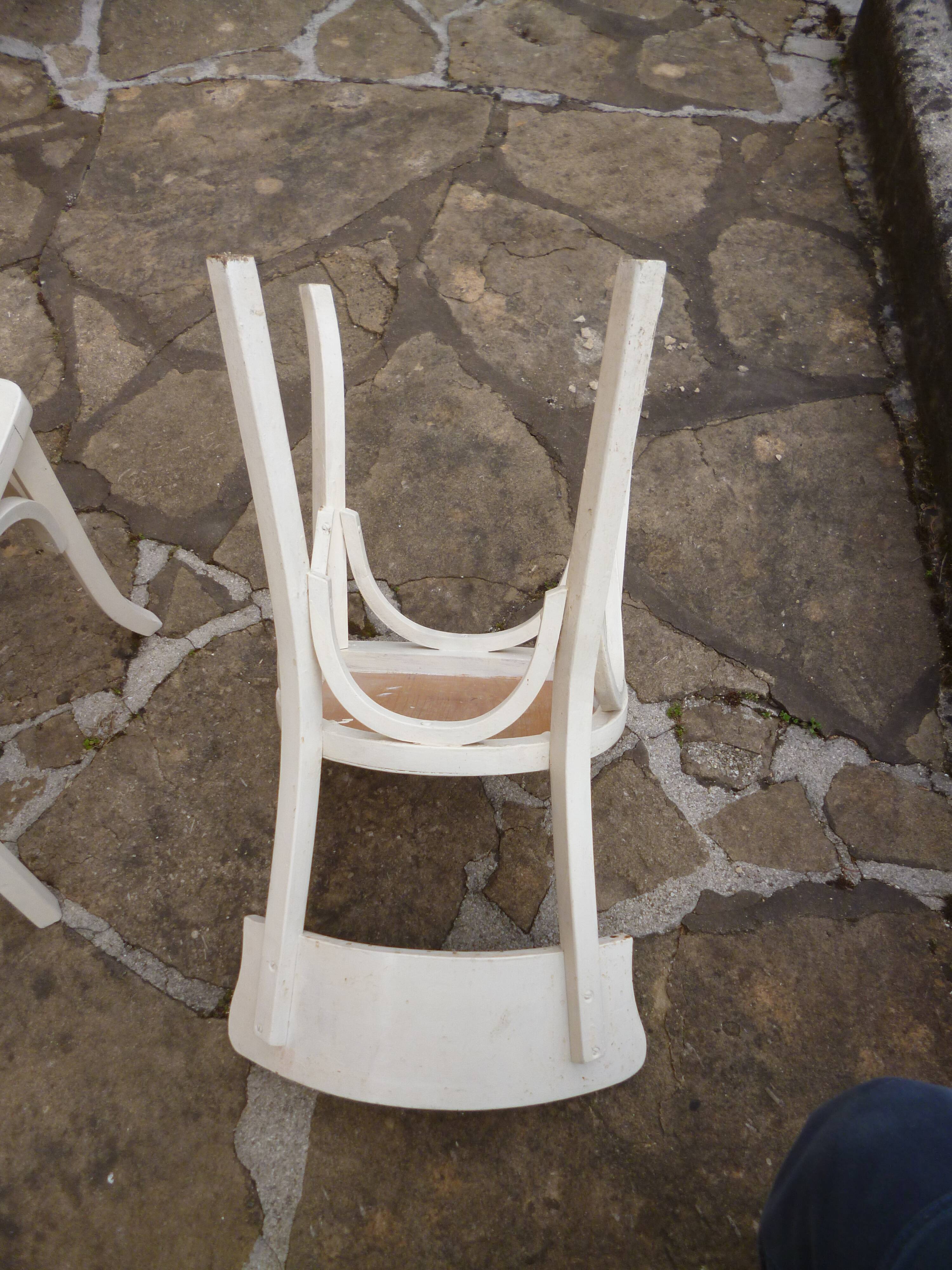 Pair of bistro chairs