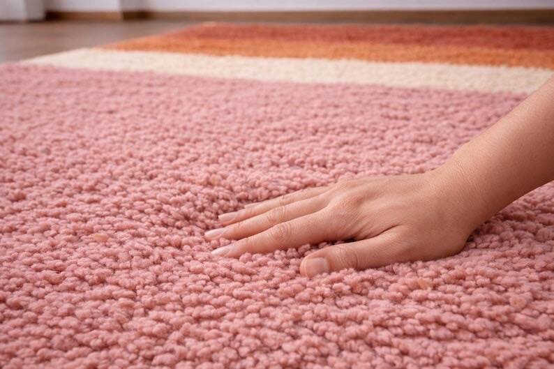 Handmade traditional pure wool rug size 150/250 cm!