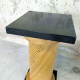 Vintage rattan column