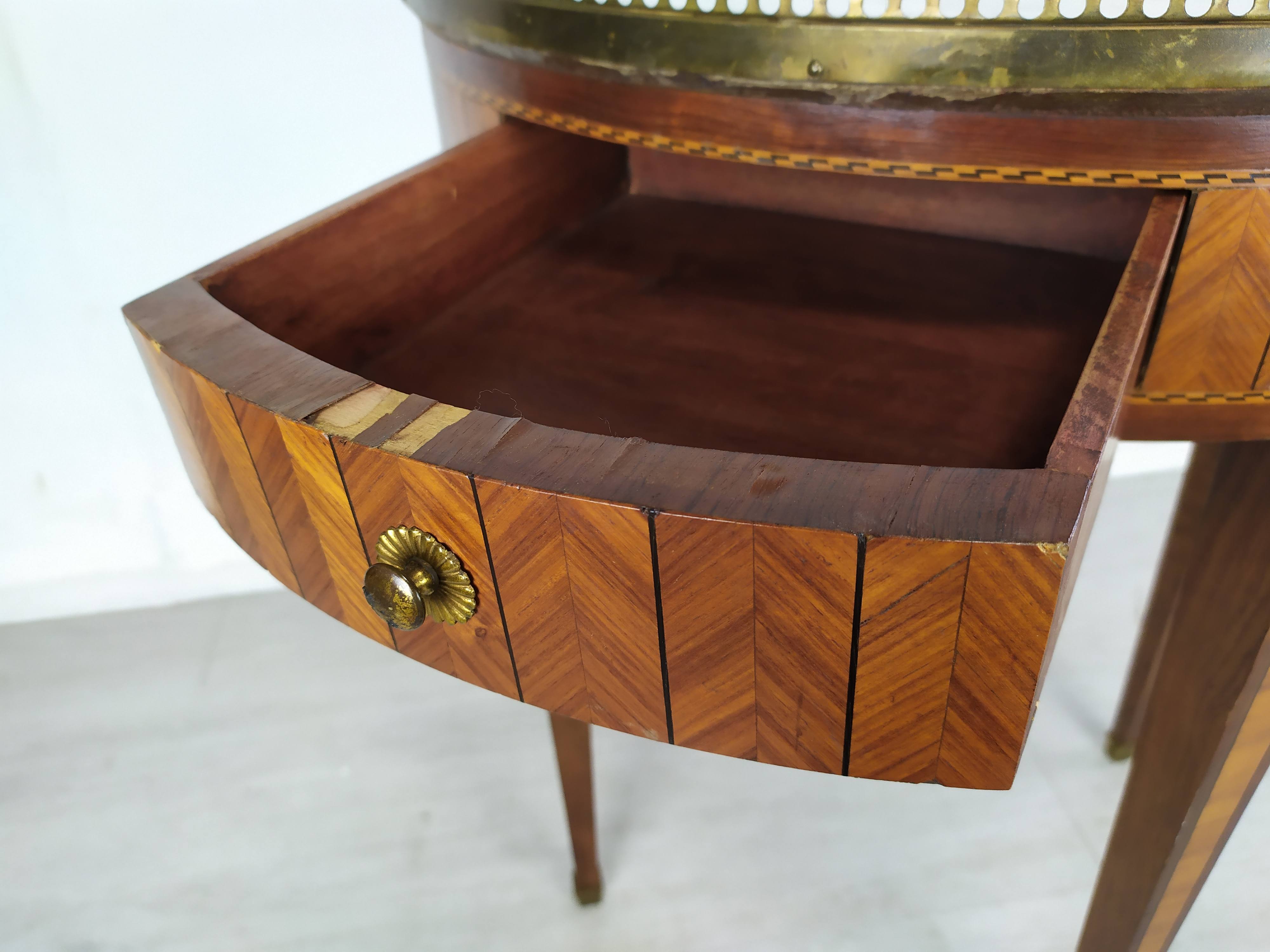 Louis XVI hot water bottle table