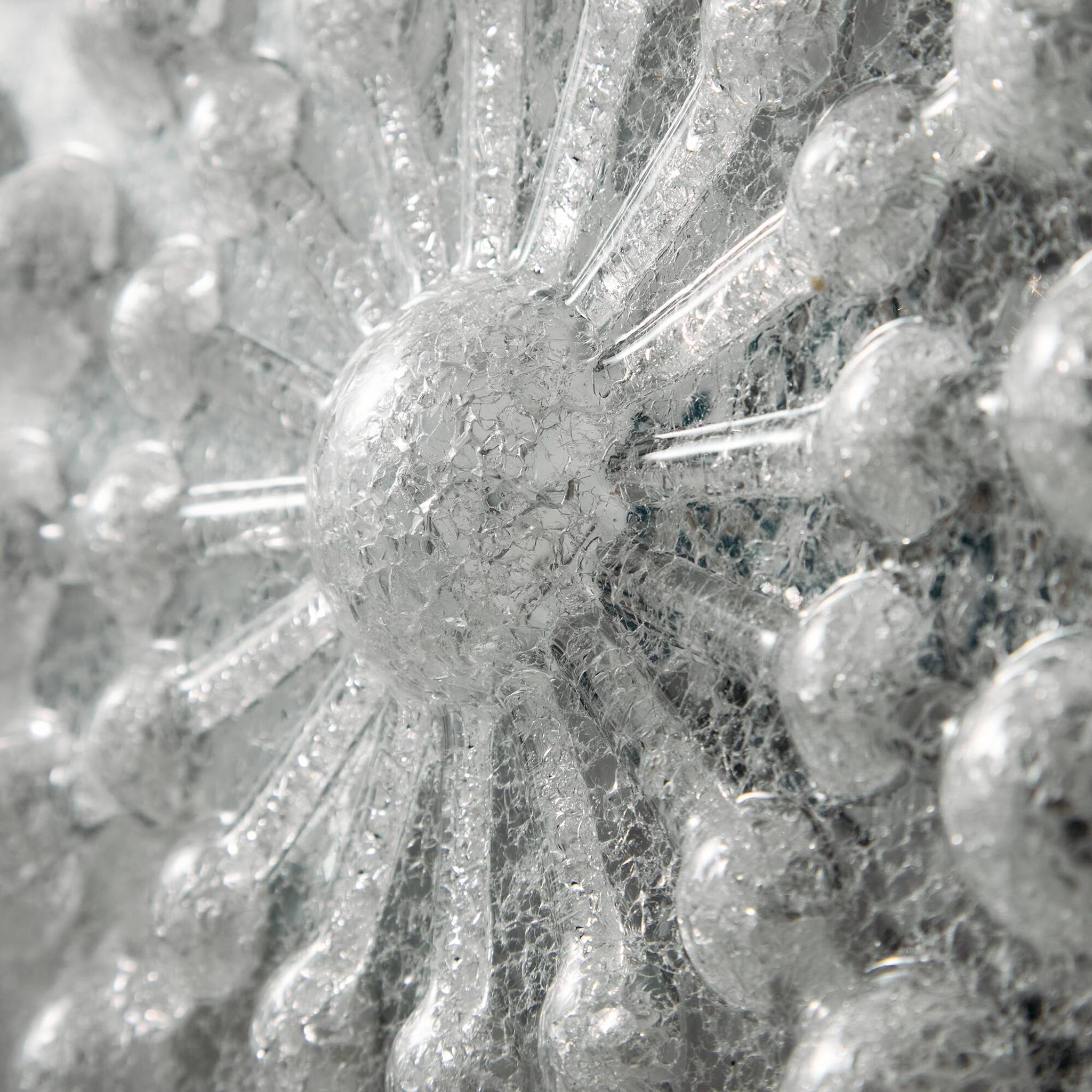 Wall light in metal and plastic