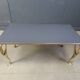 Vintage brass swan coffee table, 1970s